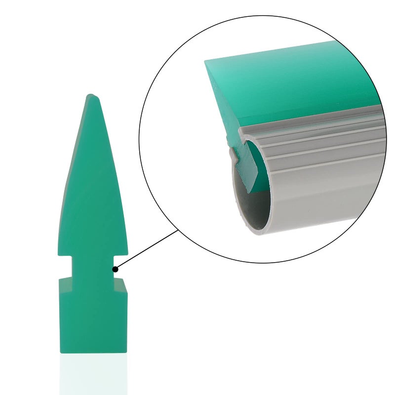 FOSHIO Green Mini Squeegee Window Film Tools,Rubber Squeegee Water Blade Decal Wrap Applicator Car Home Tint - Image 5
